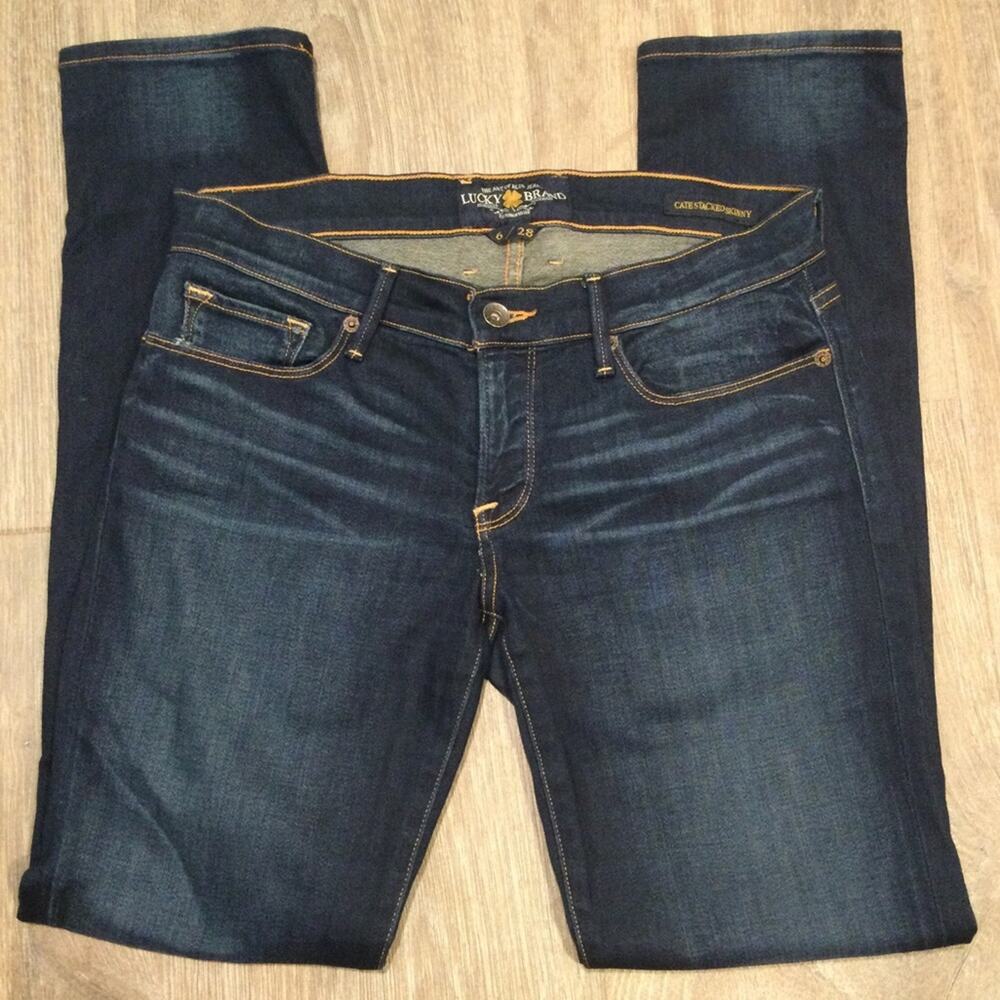 Lucky Brand Cate Stacked Skinny Jeans 6/28